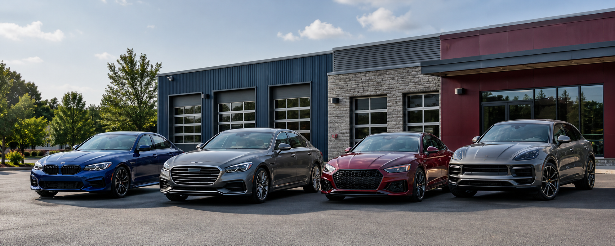 Nelson's Automotive shop in Pewaukee