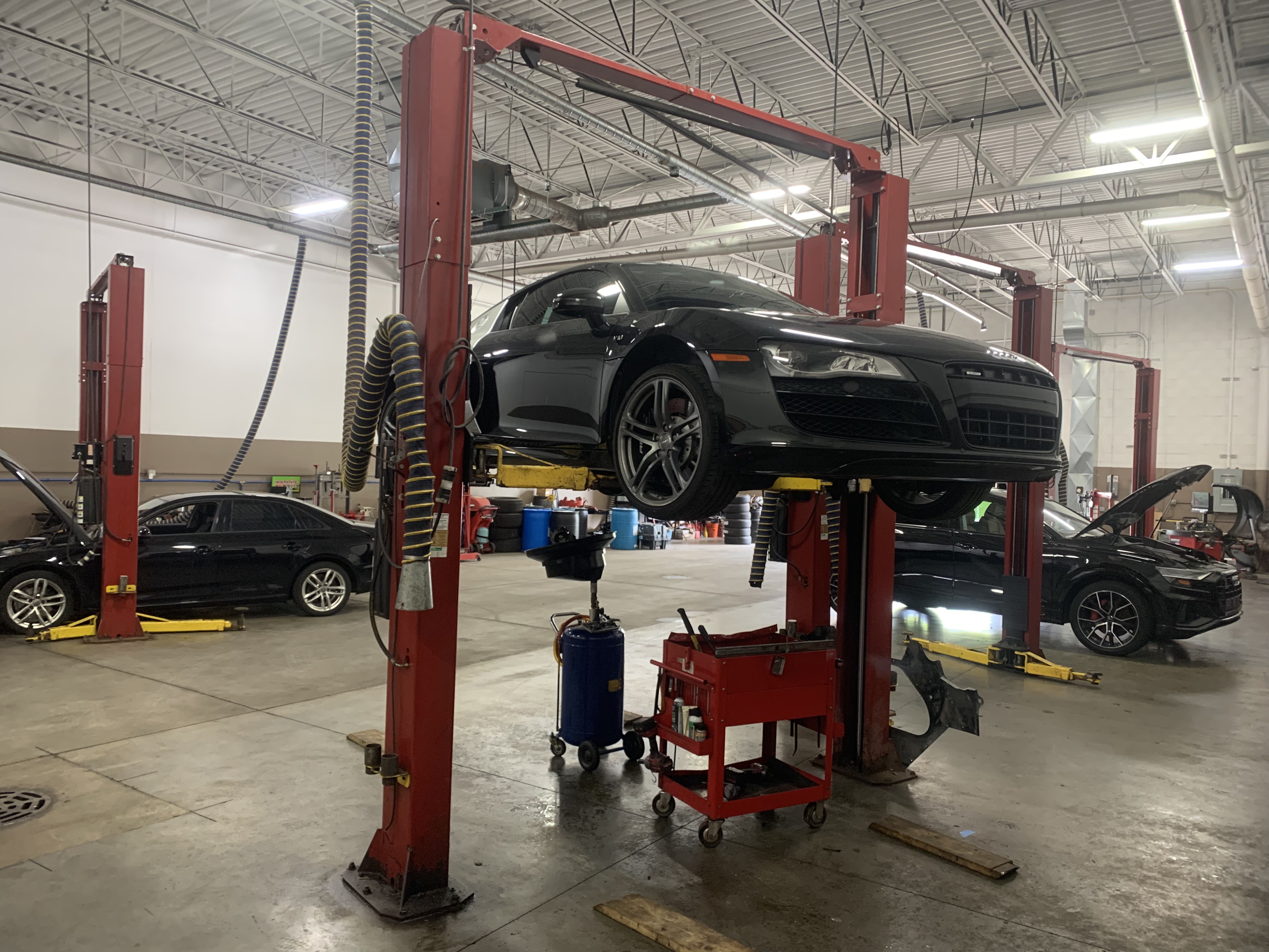 Audi R8 Removing oil pump